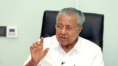 Kerala Chief Minister CM Pinarayi Vijayan, during the exclusive interaction with TNIE as part of ‘Express Dialogues’
