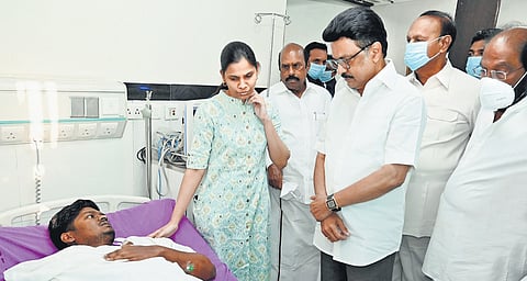 CM MK Stalin visited Dr A Parameswaran, who was injured in the Pahalgam terror attack, at the AIIMS in New Delhi, and inquired about his treatment 