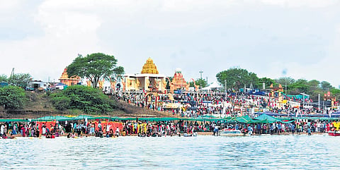 Held once every 12 years for each river, the Pushkaralu festival has brought not only divine grace but also a wave of festive cheer to Kaleshwaram. 