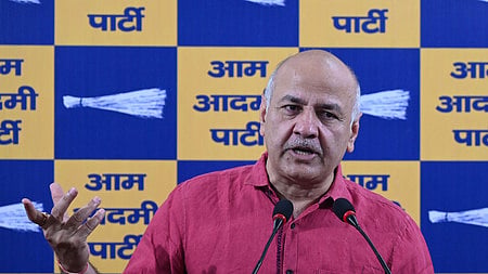 AAP leader Manish Sisodia 