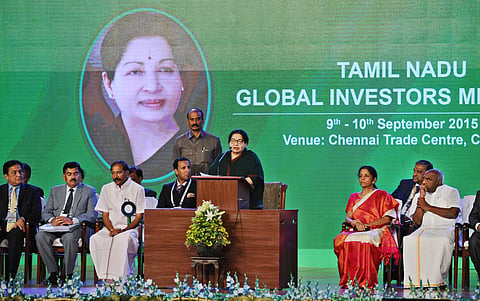 EPS says 2015 GIM under ex-CM J Jayalalithaa attracted Rs 2.4 lakh crore investment commitments and 65% was realised.  