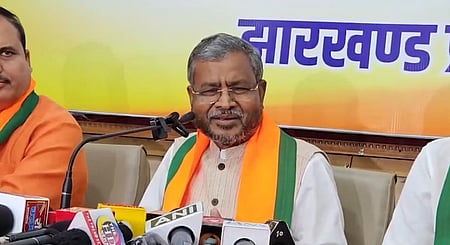 JMM-Congress misleading Jharkhand tribals in Sarna Dharma Code name: Babulal Marandi