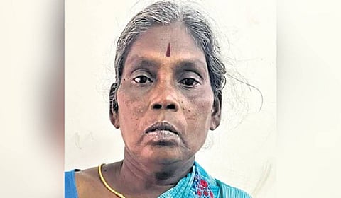 The suspect, C Indira 