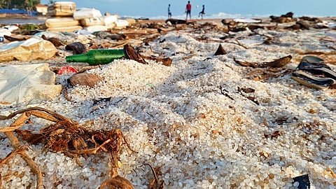 Experts are worried about the environmental fallout as nurdles, which are used to make plastic products, have blanketed several coastal stretches in the district