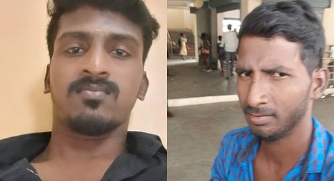 S Manikandan (31)(L) and his brother S Sivashankaran (24)(R) alias Vigneshwaran from V Kallampatti village were beaten to death by villagers. 