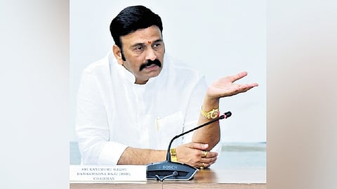 This was revealed by K Raghu Ramakrishna Raju, Petitions Committee Chairman, and Deputy Assembly Speaker, during a press interaction on the Assembly premises on Tuesday.
