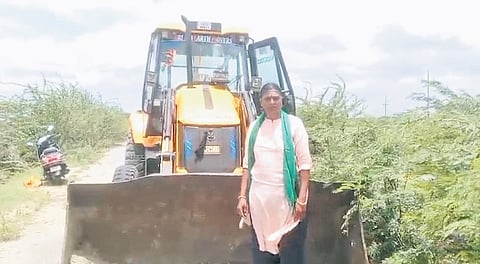 Farmer Savita Nagreddy in Yerehanchinal village 