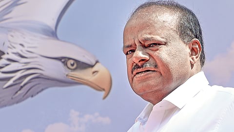 Union Minister for Steel and Heavy Industries HD Kumaraswamy.