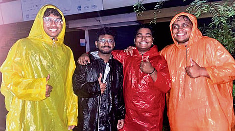 The good samaritans: Akshay, Adarsh, Joshua, and Naiz