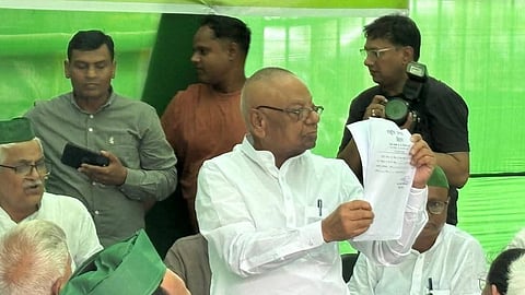 Former minister and RJD senior leader Mangani Lal Mandal 