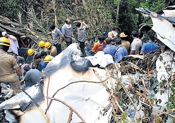 On May 22, 2010, Air India Express flight IX 812 from Dubai overshot the runway at Mangalore International Airport and plunged off the cliff  