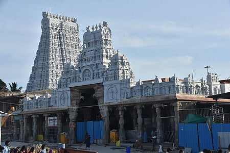 A view of Tiruchendur Murugan temple. 
