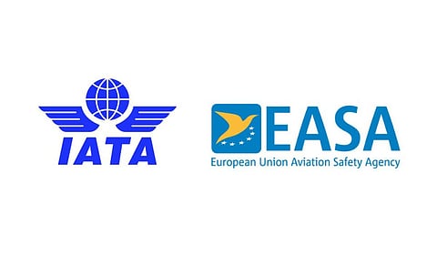 IATA and EASA logos used for representational purposes only.