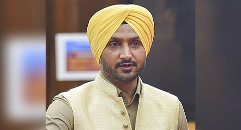 AAP Rajya Sabha MP Harbhajan Singh.