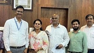 B-SMILE Director BS Prahallad( first from left)