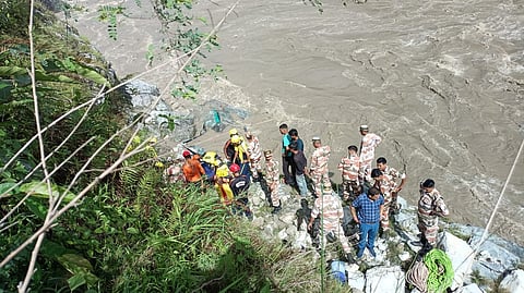 Initial reports suggest that at least 11 people are feared dead in the horrific incident, though only two bodies have been recovered so far.