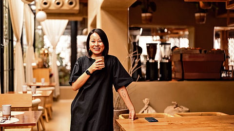 Grace Muivah in OMO cafe