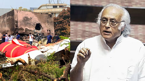 Ramesh raised the issue on social media platform X, sharing a media report that revealed the Aircraft Accident Investigation Bureau (AAIB) has yet to name a lead investigator, nearly two weeks after the tragic incident.