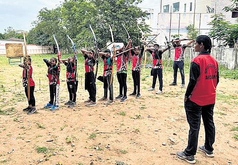 From medals to mentorship: 
Harathi’s archery journey