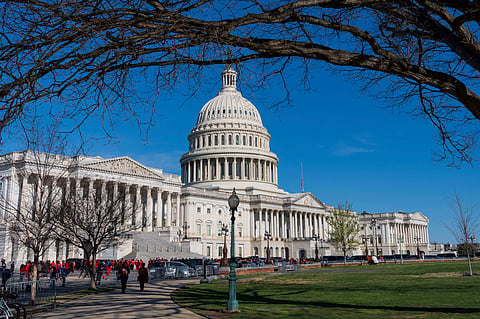 The Capitol is seen in Washington, March 25, 2025. 