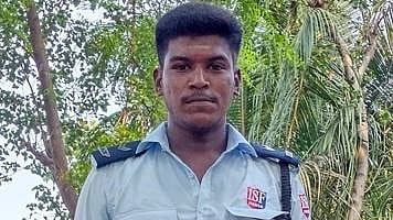 Temple guard B Ajithkumar, who was killed in an alleged custodial torture incident. 