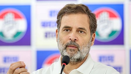 Leader of Opposition in Lok Sabha and Congress leader Rahul Gandhi.