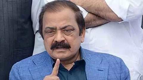 Pakistan Prime Minister Shehbaz Sharif’s advisor Rana Sanaullah.