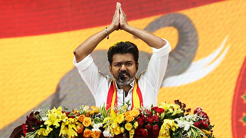 Actor and TVK president Vijay.