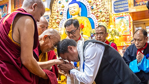 Rijiju said the Dalai Lama gave blessings at the “long life prayer” ceremony and expressed his intention to continue to serve people for another 30-40 years. 