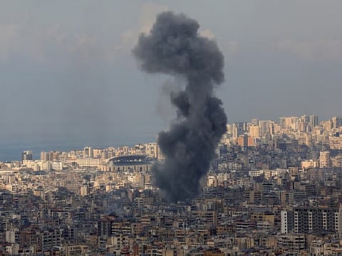 The pre-dawn airstrikes on the village of Msayleh struck a place that sold heavy machinery, destroying a large number of vehicles.