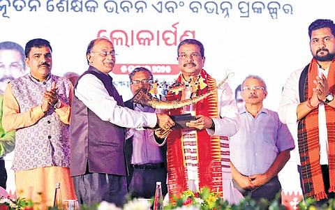 Union Education Minister Dharmendra Pradhan at the CUO on Saturday.