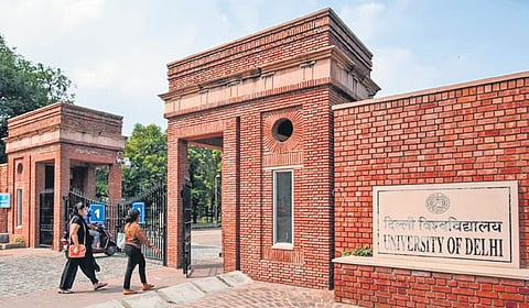 DU’s Executive Council (EC), Dr Mithuraaj Dhusiya, also referred to a 2018 statement by former HRD Minister Prakash Javadekar, clarifying that universities with their ordinances are not obligated to adopt CCS rules. 