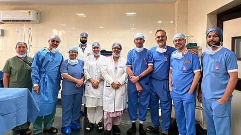 Doctors at  Guru Angad Dev Veterinary and Animal Sciences University (GADVASU) in Ludhiana 