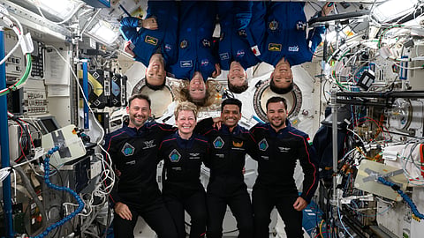 Shubhanshu Shukla and Axiom-4 crew