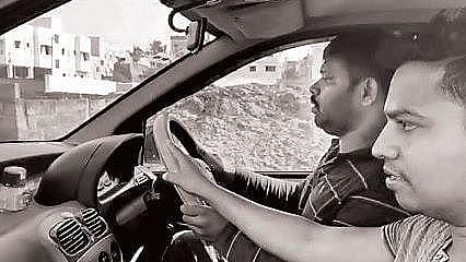 Image of driving test used for representative purpose.