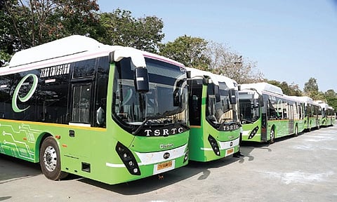  TGSRTC buses