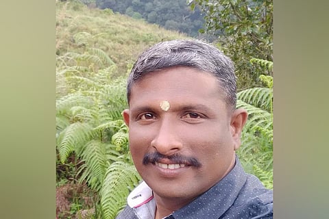 RSS leader Sreenivasan. 