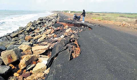 Highlighting the urgency of the issue, Pawan Kalyan noted that over the last five years, Uppada has witnessed an alarming average erosion of 1.23 metres annually.