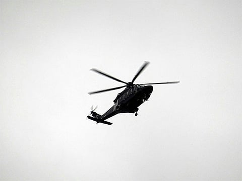 Image of helicopter used for representational purposes only.