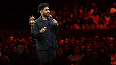 Vir Das at a special interaction hosted at Asia Society  on the eve of the premiere of Das's latest comedy special Vir Das: Fool Volume.