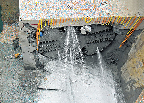 Longest tunnel boring for CMRL  Phase 2 completed by ‘Peacock’ at Kodambakkam ramp | P Jawahar