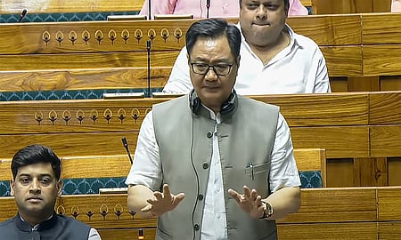 Parliamentary Affairs Minister Kiren Rijiju.