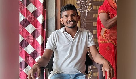 Rajesh Rajak, who has secured Rank 271 in the Jharkhand Civil Services Exam.