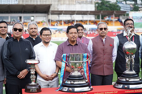 Meghalaya chief minister Conrad K Sangma inaugurates the 134th Edition of Durand Cup in Shillong 