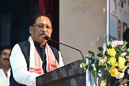 Chhattisgarh Chief Minister Vishnu Deo Sai. 