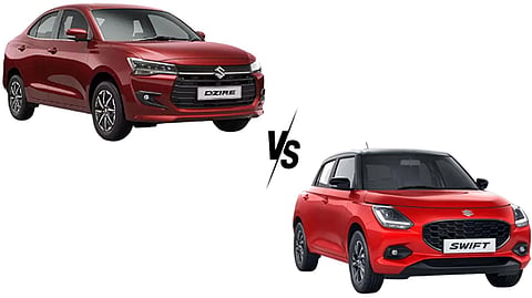 Maruti Suzuki Swift vs Dzire: Mileage, Handling and Driving Comfort Compared