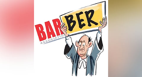 The lawyer vowed to quit the Bar altogether and become a barber instead. 