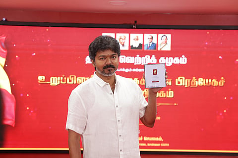 Actor and Tamilaga Vettri Kazhagam (TVK) president Vijay