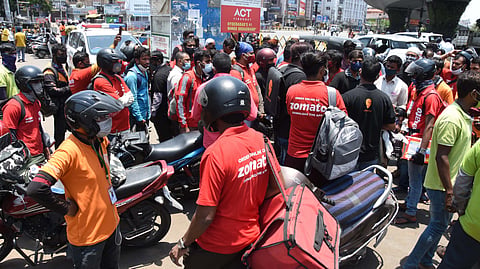Delivery workers are often forced to take risks, such as speeding or ignoring basic road safety protocols, to ensure timely deliveries, which increases their vulnerability to accidents.