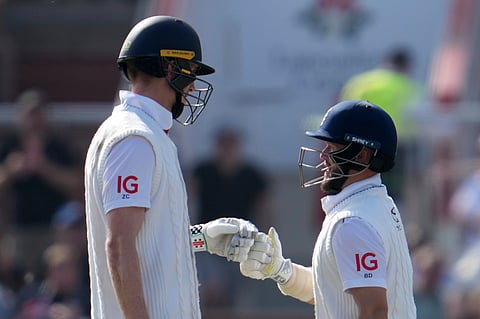 Zak Crawley and Ben Duckett have been key in building a strong total for England 